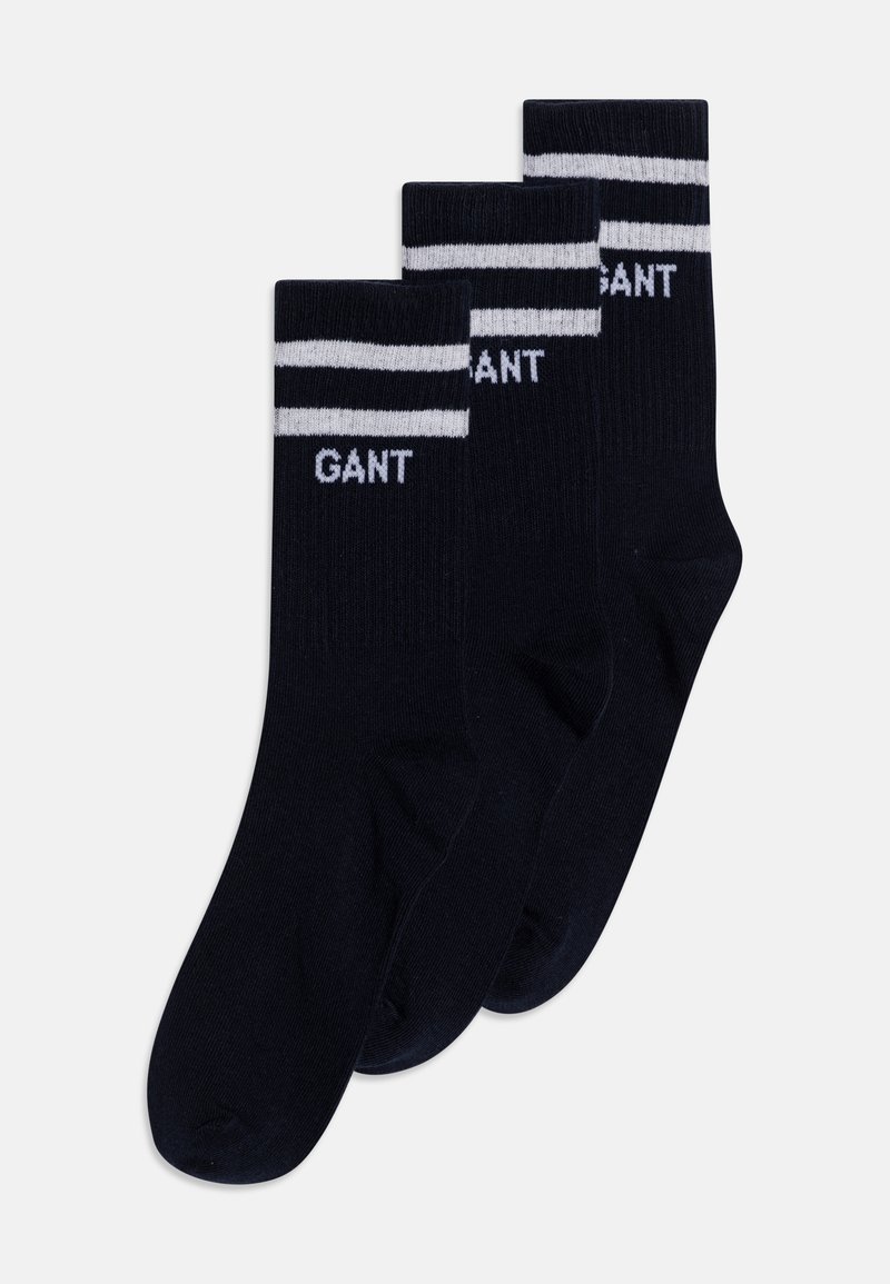 GANT SPORT UNISEX 3 PACK - Calze - evening blue
