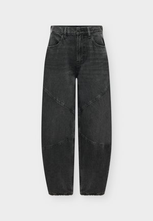 GAP, STRANGER THINGS FLANNEL-LINED EXTRA BAGGY JEANS - Φαρδύ τζιν - black