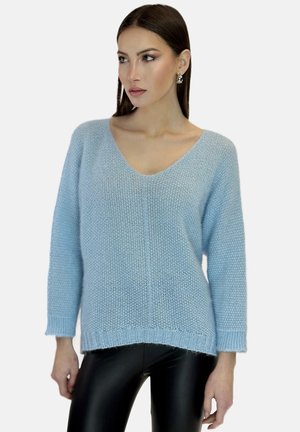 Strickpullover - grau