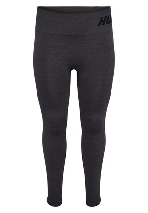Hummel CURVE SEAMLESS - Leggings - black melange