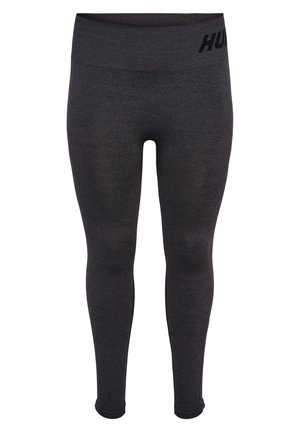 Hummel CURVE SEAMLESS - Legging - black melange