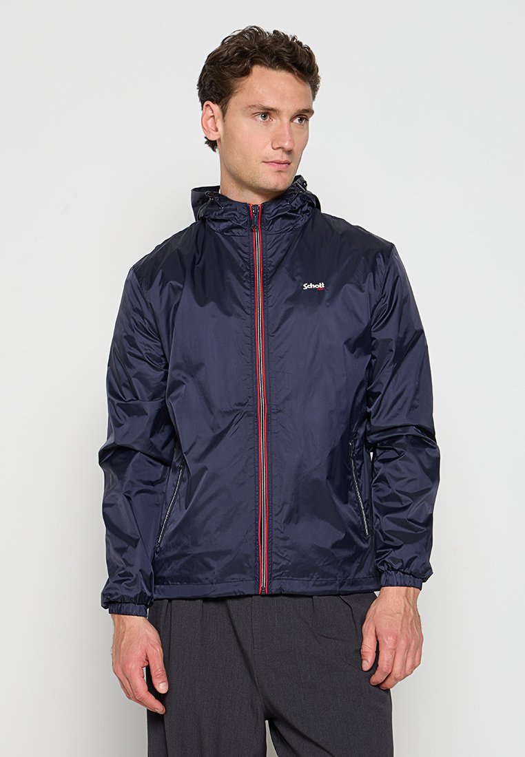 Schott Lichte jas donkerblauw