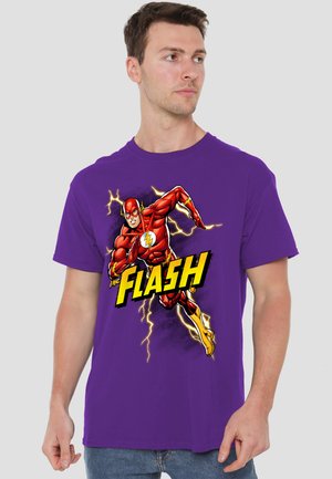 Cotton Soul, JLA BOLT RUN - Print T-shirt - purple