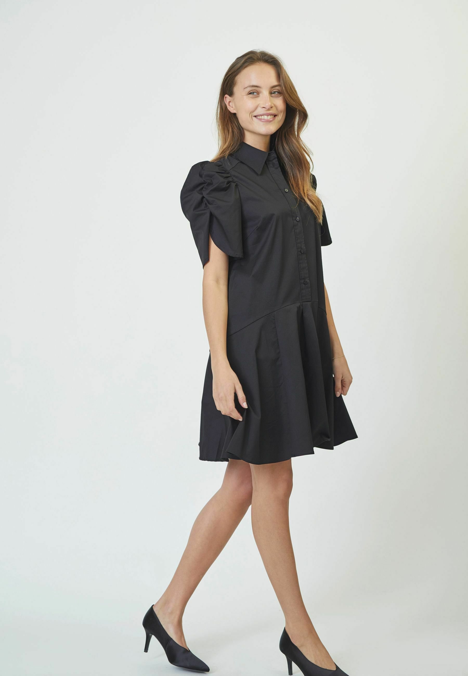 Co'couture POPPYCC SS SHIRT DRESS Robe chemise black/noir
