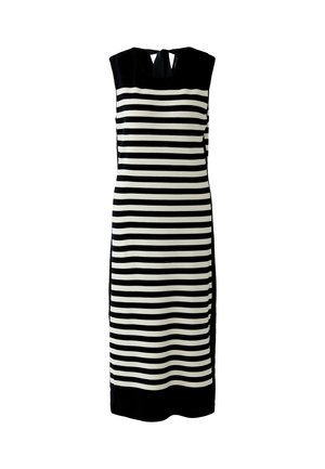 Oui, STRICKKLEID - Gebreide jurk - black offwhite