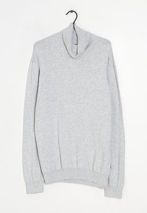 Stickad tröja - grey