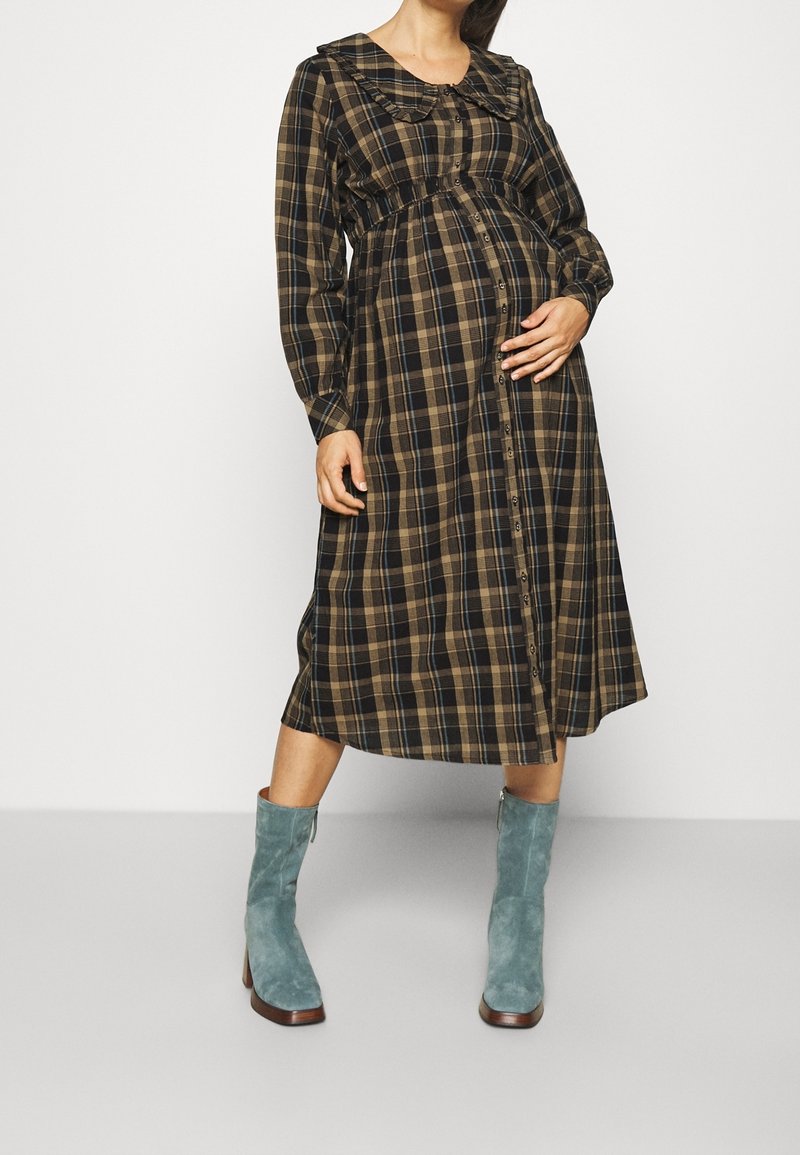 ONLY MATERNITY Day dress - brown - (Pre-owned) - Zalando.ie ONLY MATERNITY Day dress - brown - (Pre-owned) - Zalando.ie