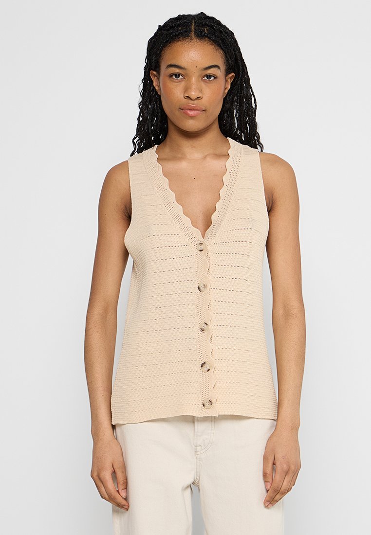 YAS Bodywarmer beige YAS Bodywarmer beige