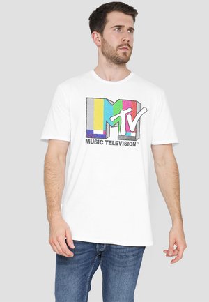 MTV MTV COLOR BARS - T-Shirt print - white