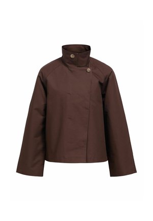 Object, TRENCHCOAT CROPPED - Veste mi-saison - seal brown