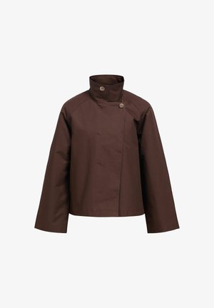 Object, TRENCHCOAT CROPPED - Veste mi-saison - seal brown