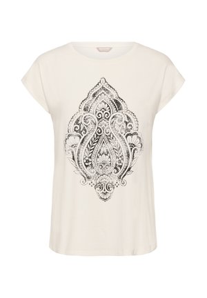 Bon'A Parte ZALLY - Marškinėliai su spaudiniu - chalk