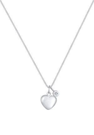 Elli SOLITAIRE HEART - Grandinėlė - silber