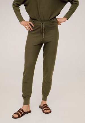 Teplákové kalhoty - khaki