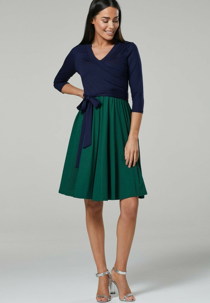 slim fit dress slacks Trouble Emerald Mini Dress - US 2 main image 1