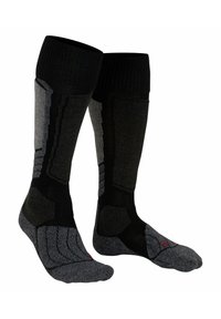 FALKE SK COMFORT - Kniekousen - black mix
