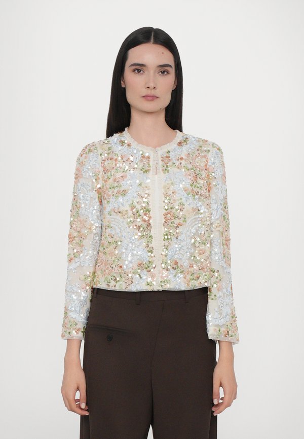 BAROQUE FLORAL JACKET - Blazer - cream