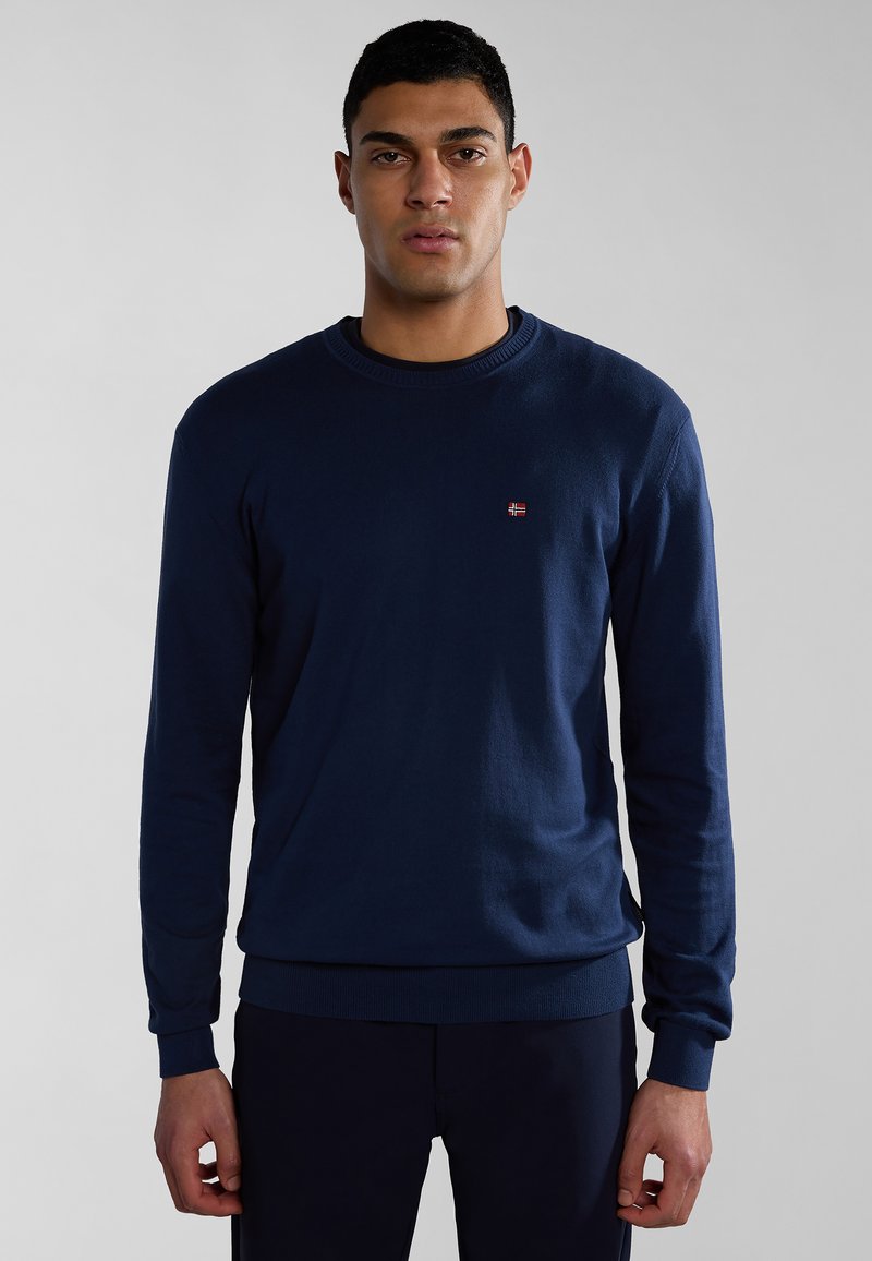 Napapijri Blu Tessuto Mens Sweater main image 0