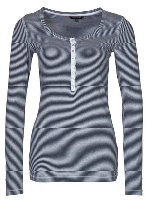 Langærmet T-shirt - dark blue
