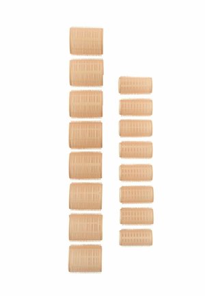 SELF GRIP HAIR ROLLERS 16-PACK - Hair styling accessory - beige