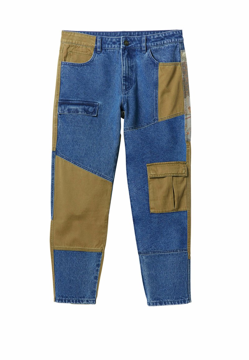 Desigual Straight leg jeans groen