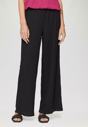 MET WIJDE PIJPEN - Trousers - schwarz