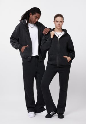 WASHED ZIP-THROUGH UNISEX - Trainingspak - grey wash