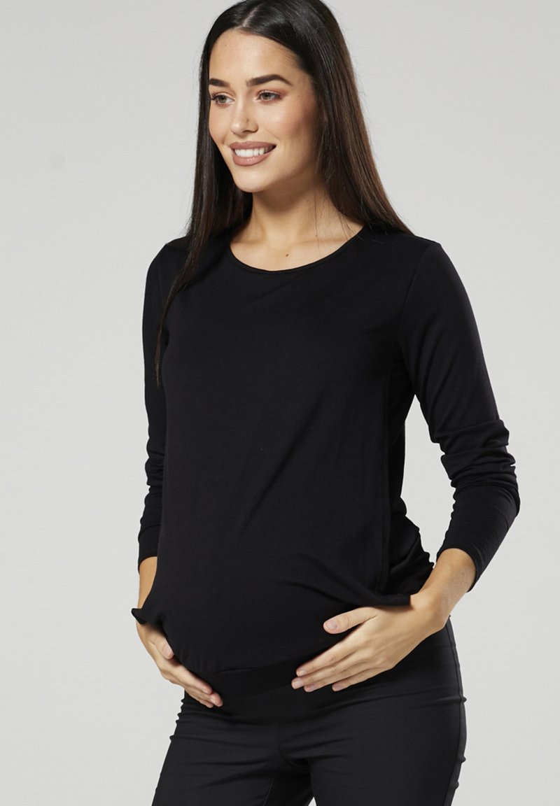 Chelsea Clark Top dugih rukava - black
