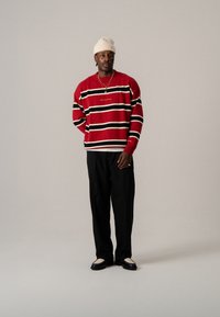 BLKVIS STRIPED UNISEX - Πουλόβερ - merlot