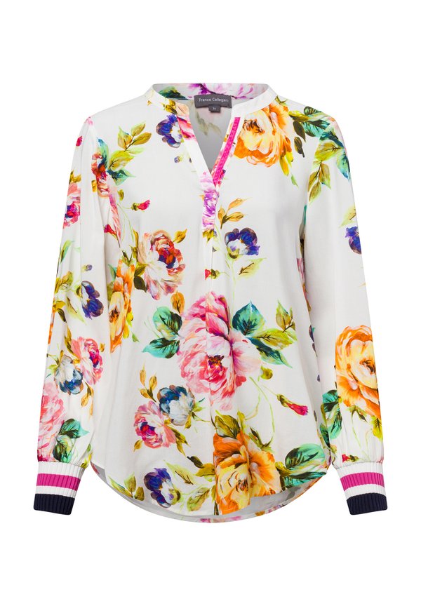 Bluse - mehrfarbig weiß