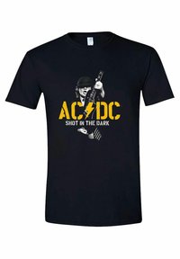 AC/DC AC/DC PWR UP SHOT IN THE DARK - Triko s potiskem - black