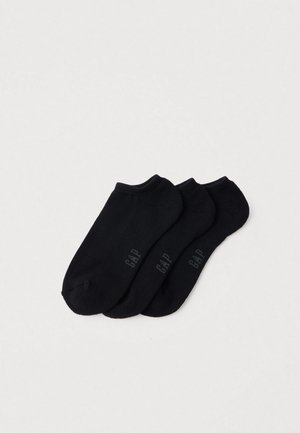BASIC ANKLE 3 PACK - Strømper - true black