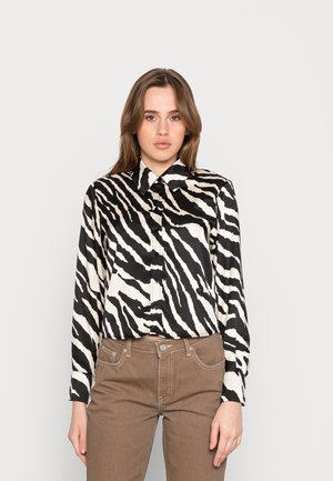 VMALASKAZEBRA SHOULDER - Camicia - snow white aop