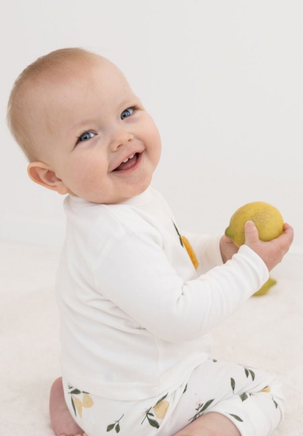 ZITRONE - Langarmshirt - weiß