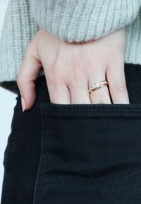 Lucardi Ring - gold-coloured