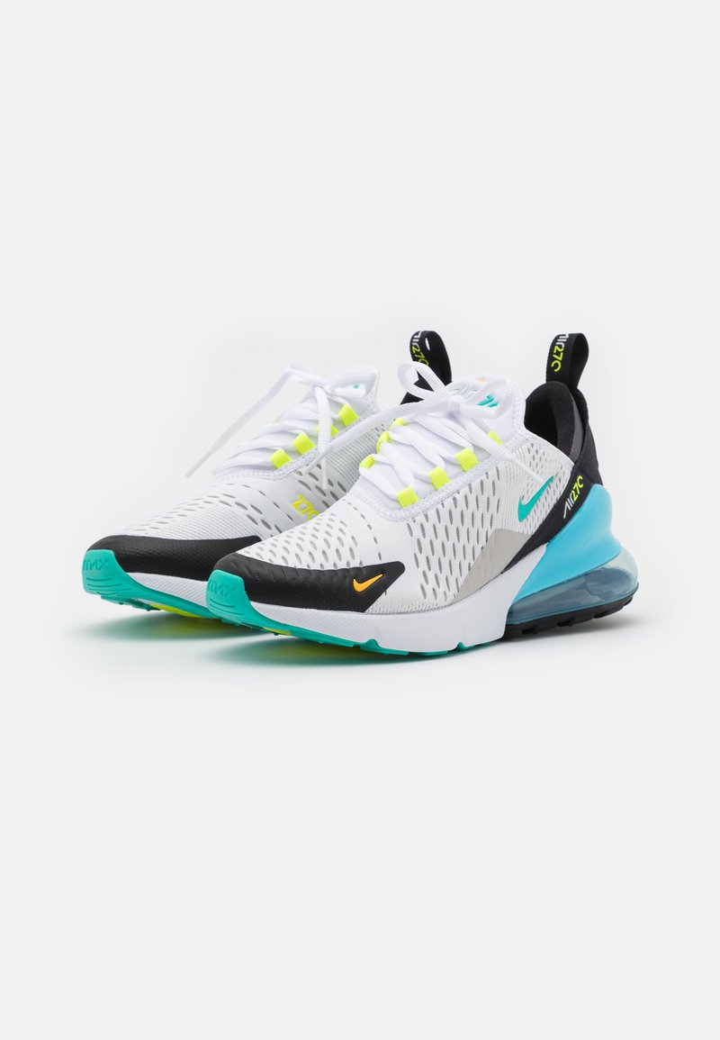 Nike Sportswear Air Max 270 Gs Unisex Sneaker Low White Hyper Jade Black Light Graphite Weiss Zalando De