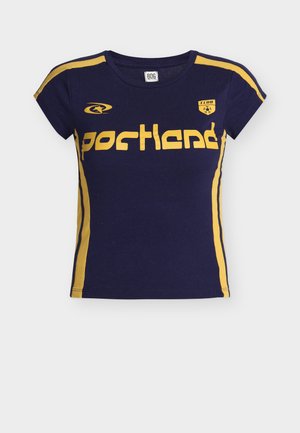 PORTLAND BABY - Nyomott mintás póló - navy