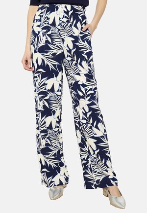 LolaLiza WIDE - Pantaloni - navy basic