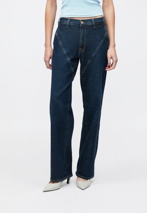 STOVEPIPE STRAIGHT LUXE VINTAGE - Sirgete säärtega teksad - dark blue