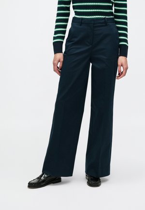 WIDE LEG PANT - Pantalon classique - dark night navy