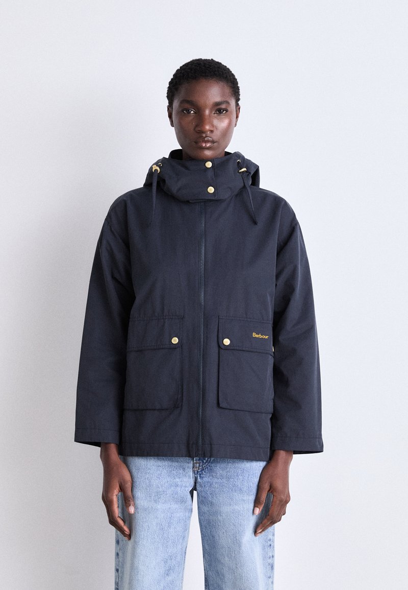 Barbour PEREZ SHOWERPROOF - Parka - dark navy/summer navy/ecru