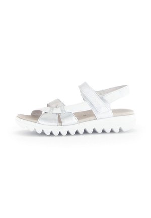 RIEMCHEN - Sandalen met plateauzool - weiß