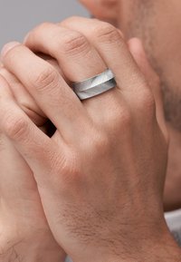 Fossil Ring - silberfarben