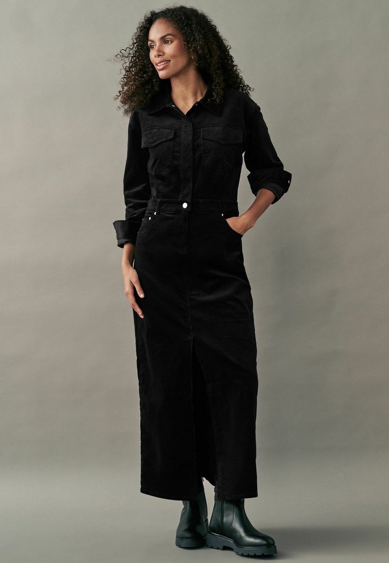 Next MIDI - REGULAR FIT - Paitamekko - black