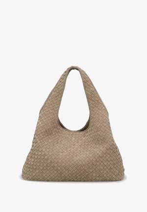 Les Visionnaires PAZ WEAVE SCHULTERT 44 CM - Handtasche - mushroom