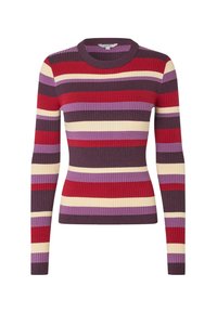 MINNIE - Maglietta a manica lunga - blackberry wine stripe