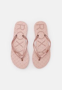 Roxy VIVA SPARKLE - Sandálias em T - rose gold