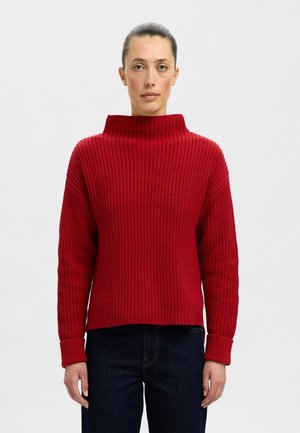 SLFSELMA SUS - Pulover - equestrian red