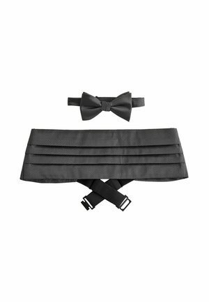 CUMMERBUND AND BOW TIE SET  . - Fliege - silver