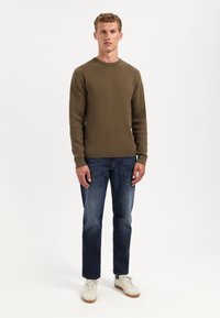 NO EXCESS DIAGONAL - Trui - khaki